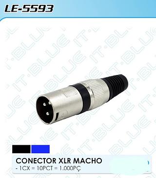 CONECTOR XLR MACHO
