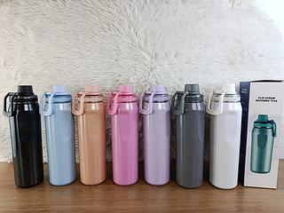 GARRAFA TERMICA 800ML FLIP STRAW WATERBO TTLE