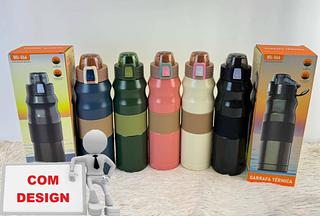 GARRAFA TERMICA AÇO INOXIDAVEL 680ML BAZIK