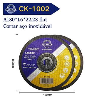 DISCO DE RODA CORTE A46TBF (PACOTE COM 10PCS) ALLSPACK