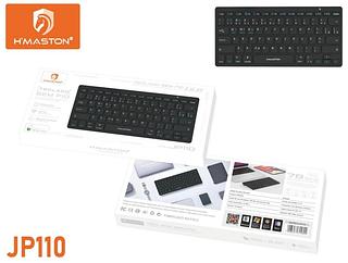TECLADO SEM FIO 2.4G+BT H'MASTON