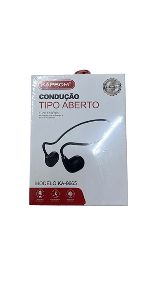 FONE DE OUVIDO CONDUÇAO TIPO ABERTO KAPBOM