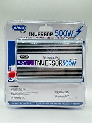 INVERSOR DE ENERGIA 500W DC 12V AC110V KNUP