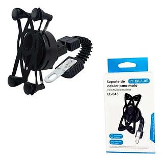 SUPORTE UNIVERSAL PARA CELULAR E MOTO IT-BLUE