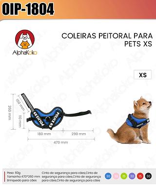COLEIRAS PEITORAL PARA PETS ALPHA KOKO