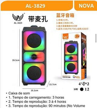 CAIXA DE SOM BLUETOOTH ALTOMEX