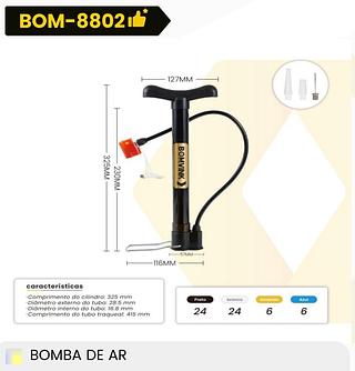 BOMBA DE AR MULTIFUNCIONAL BOMVINK