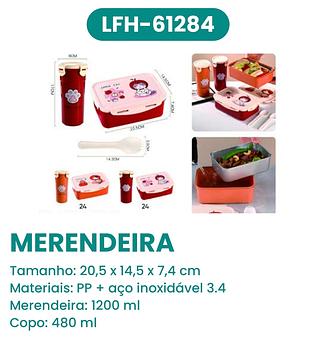 KIT LANCHEIRA + COPO APPLE CAT MADE BASICS