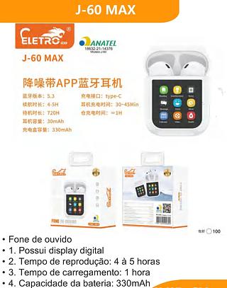 FONE DE OUVIDO BLUETOOTH ANC ENC ELETRO