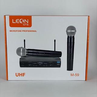 MICROFONE PROFISSIONAL DINAMICO DUPLO LEON
