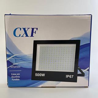 IP67 REFLETOR EM ALUMINIO E VIDRO TEMPERADO 500W CXF