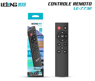 CONTROLE REMOTO AIR MOUSE COM LUZ LED/TECLADO/2.4G LELONG