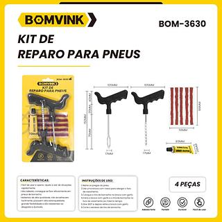 KIT DE REPARO PARA PNEUS BOMVINK