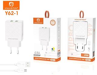 CARREGADOR TURBO 3.1A 2USB HMASTON PRO
