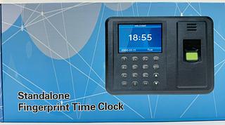 STANDALONE FINGERPRINT TIME CLOCK