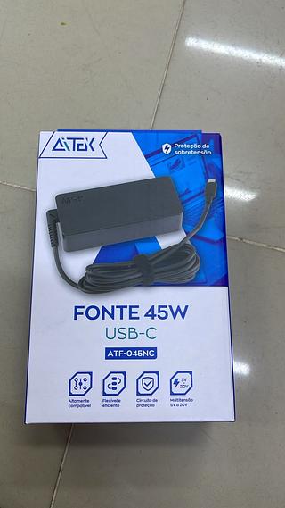FONTE 45W USB-C ATEK