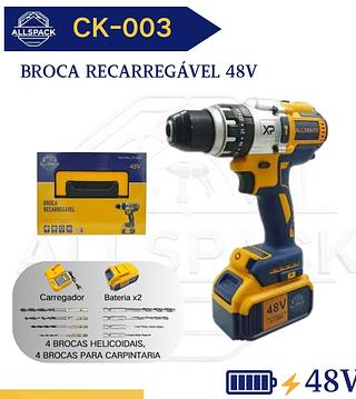 BROCA RECARREGAVEL 48V ALLSPACK