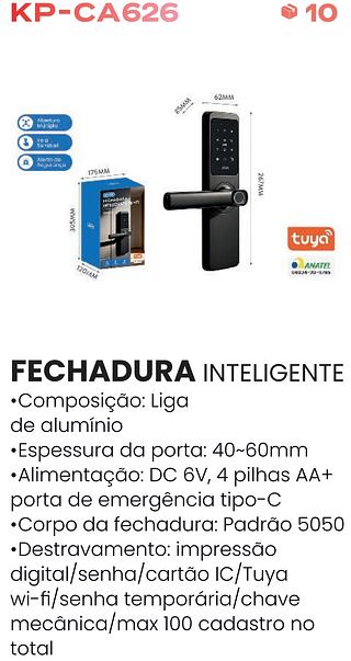 FECHADURA INTELIGENTE WIFI 5EM1 KNUP