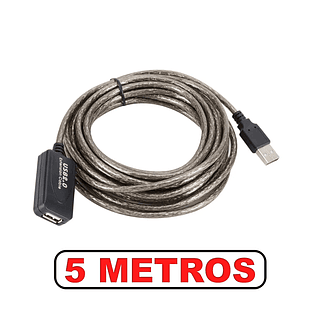 CABO DE EXTENSAO USB 5M TOMATE