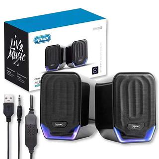 CAIXA DE SOM MULTIMIDIA 2.0 KNUP