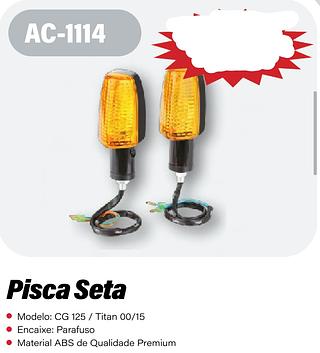 PISCA DE MOTO 13.5V 10W BROS 160/TITAN ATEC