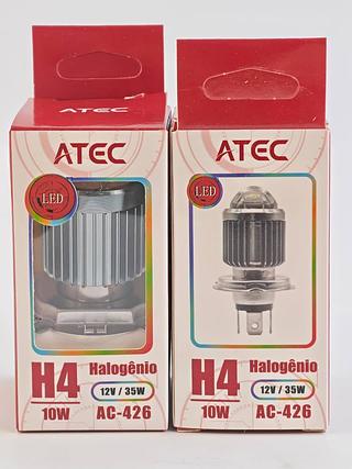 LAMPADA LED PARA FAROL H4 DO MOTO 12V / 35W ATEC