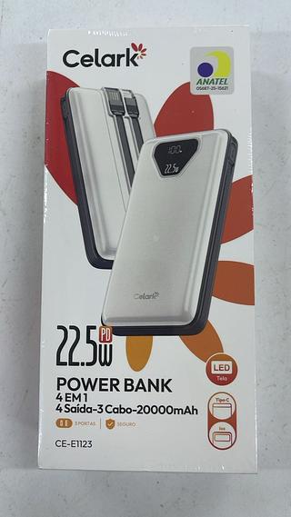 POWER BANK 4 EM 1 PD22.5W 20000MAH CELARK