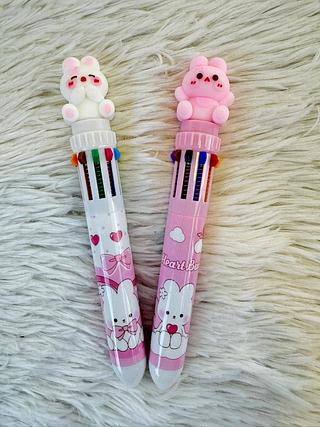 MINI CANETA PERSONALIZADA PARA CRIANÇA HEART BUNNY