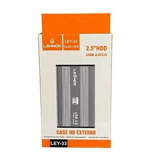 CASE PARA HD EXTERNO 2.5HDD USB 2.0/3.0 LEHMOX