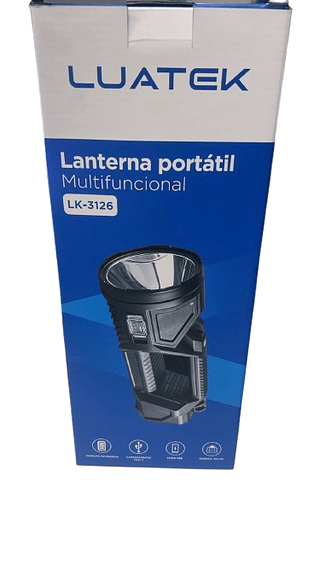 LANTERNA PORTÁTIL MULTIFUNCIONAL LUATEK