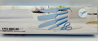 KIT DE FACAS COM 6 PEÇAS KNIFE SET