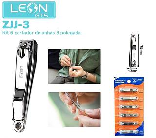 CORTADOR DE UNHAS 6 PEÇAS LEON GTS