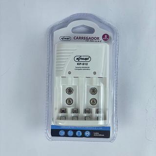 CARREGADOR DE PILHAS RECARREVEIS KNUP