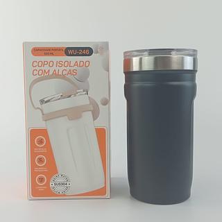 COPO TERMICO ISOLADO 500ML COM ALÇA BAZIK
