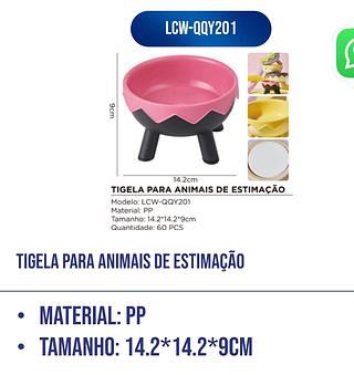 TIGELA PARA ANIMAIS DE ESTIMACAO LUATEK