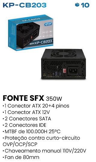 FONTE SFX 350W KNUP