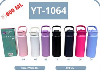 FLIP STRAW WATER BOTTLE 20OZ/600ML