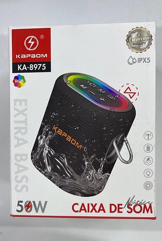 CAIXA DE SOM EXTRA BASS 50W IPX5 KAPBOM