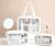 KIT DE BOLSAS TRASPARENTE WASHBAG