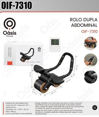 ROLO DUPLA ABDOMINAL OÁSIS MARKET