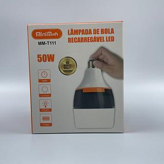 LAMPADA DE BOLA RECARREGAVEL LED 50W MINIMEN