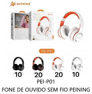 FONE DE OUVIDO SEM FIO STEREO WIRELESS HEADSET PEINING