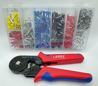 KIT DE FERRAMENTAS DE CRIMPAGEM 1200PCS LEON GTS