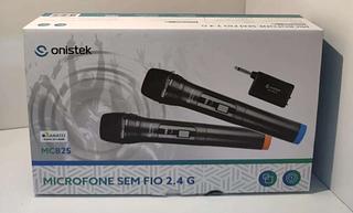 MICROFONE SEM FIO 2.4G (COM 2 MICROFONES) ONISTEK