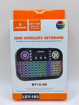 MINI TECLADO WIRELESS KEYBOARD RGB LEHMOX