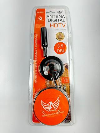 ANTENA DIGITAL HDTV 3.5DBI CABO 5 METROS ALTOMEX