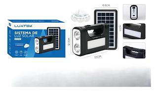 SISTEMA DE LUZ SOLAR LUATEK