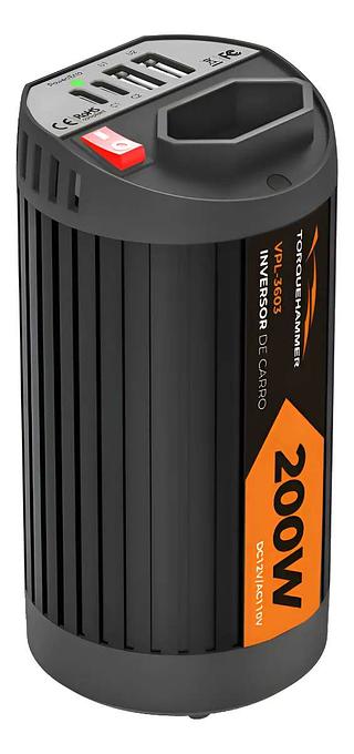 INVERSOR DE CARRO 200W TORQUEHAMMER
