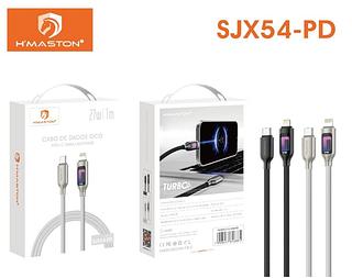 CABO DE DADOS OCO TIPO-C PARA LIGHTNING 27W 1M H'MASTON