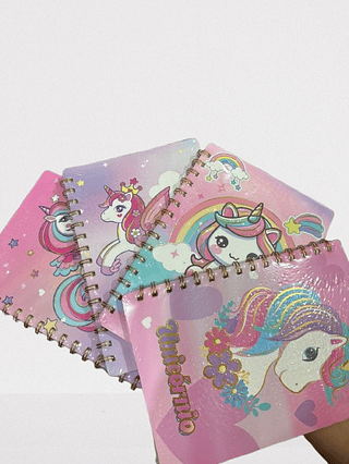 CADERNO PARA ANOTAÇÕES UNICORNIOS